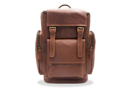 Rovira Chestnut Leather Backpack