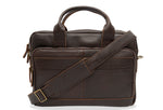 Avenida Walnut Leather Messenger Bag