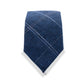 Amapa Navy Checks Linen Tie