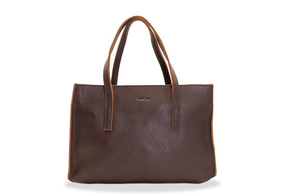 Madryn Walnut Leather Mini Messenger Bag