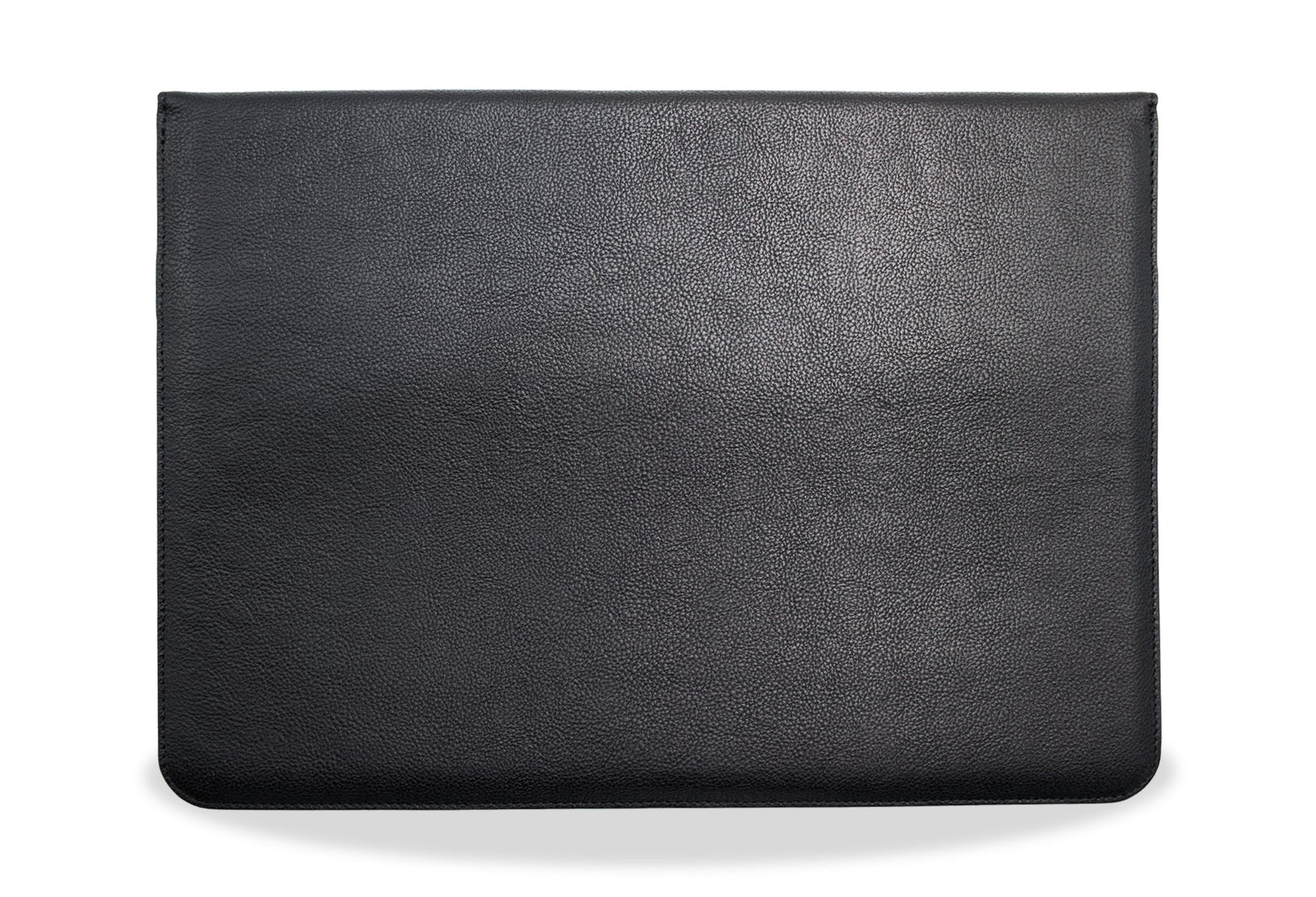 Rocco Black Leather Laptop Sleeve