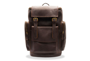 Rovira Walnut Leather Backpack