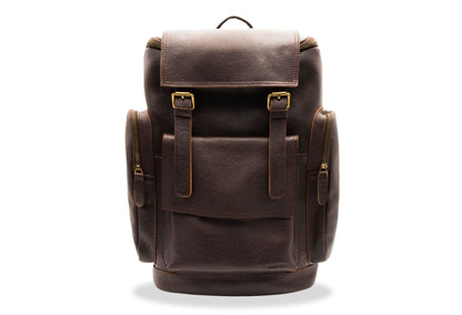 Rovira Walnut Leather Backpack