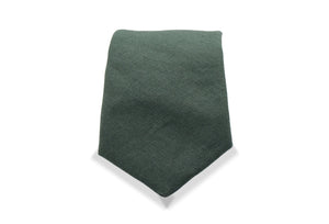 Anaco Black Linen Tie