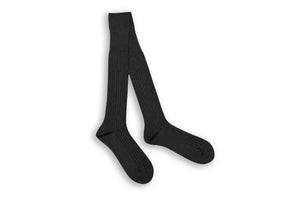Aires Over The Calf Supima Cotton  Socks - Slate