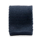 The Silk Knitted Tie - Navy
