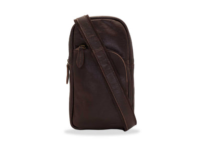 Cartago Walnut Crossbody Leather Bag