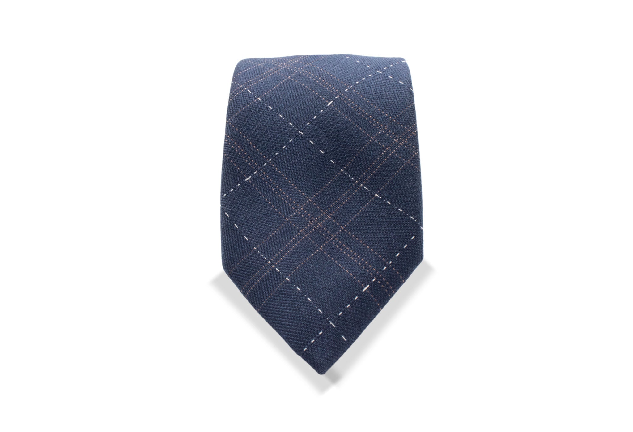 Jatai Navy Linen Tie