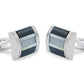 Lara Horizontal Geometric Cufflink