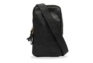 Cali Black Crossbody Leather Bag