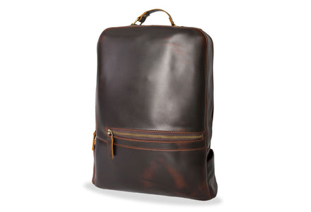 Avalor Walnut Vintage Leather Backpack