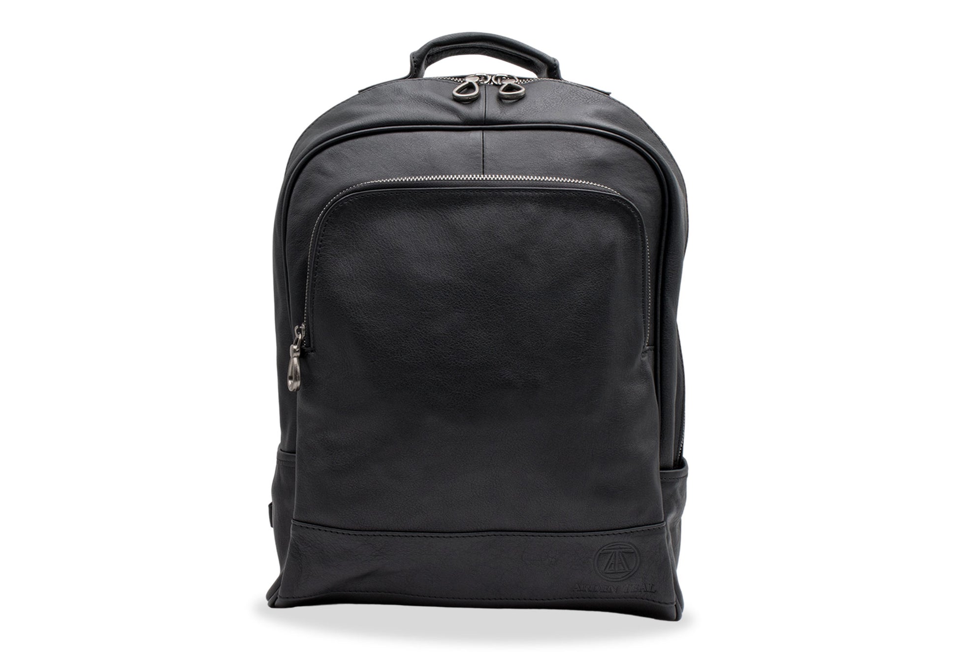 Sevilla Black Leather Backpack