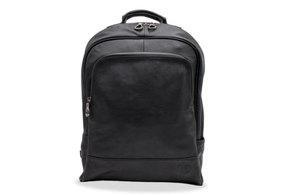 Sevilla Black Leather Backpack
