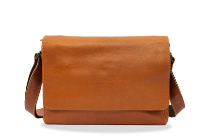 Salento Chestnut Leather Crossbody Bag