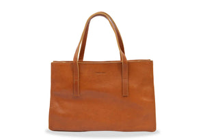 Madryn Chestnut Leather Mini Messenger Bag