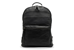 Cartagena Black Leather Backpack