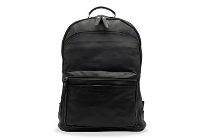 Cartagena Black Leather Backpack