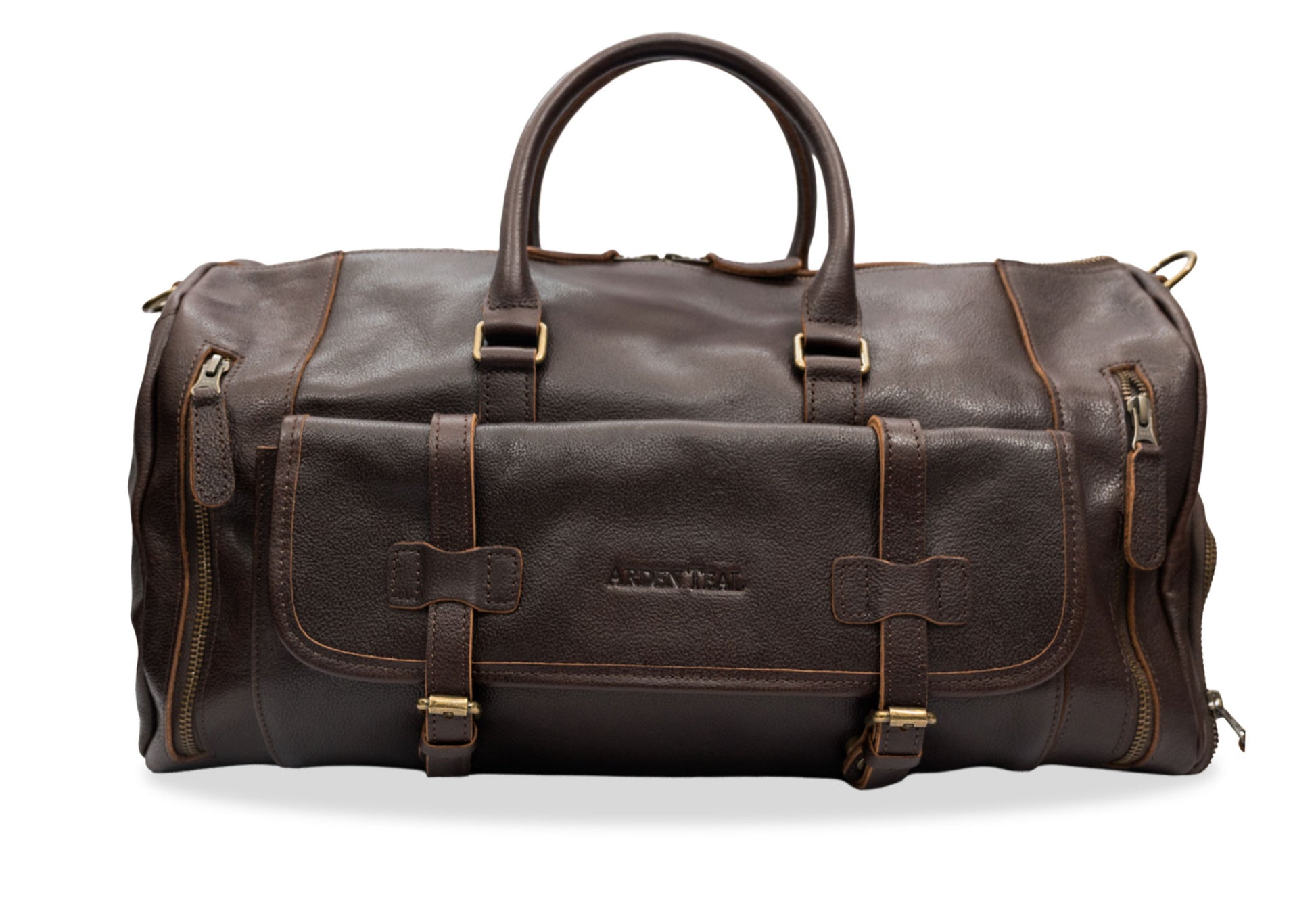 Barichara Walnut Leather Duffle
