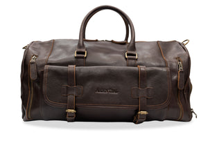 Barichara Walnut Leather Duffle