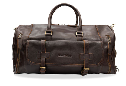 Barichara Walnut Leather Duffle
