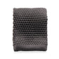 The Silk Knitted Tie - Grey