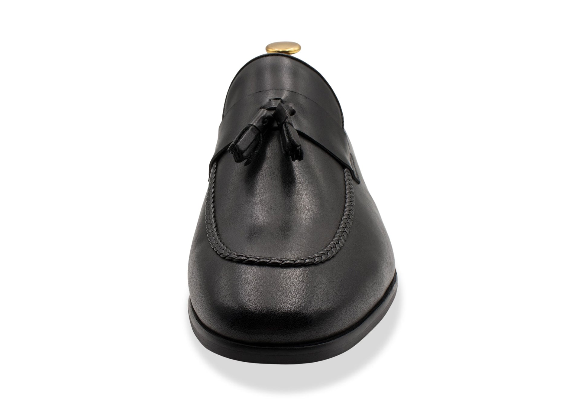 Aguilares Blake Stitch Black Loafer