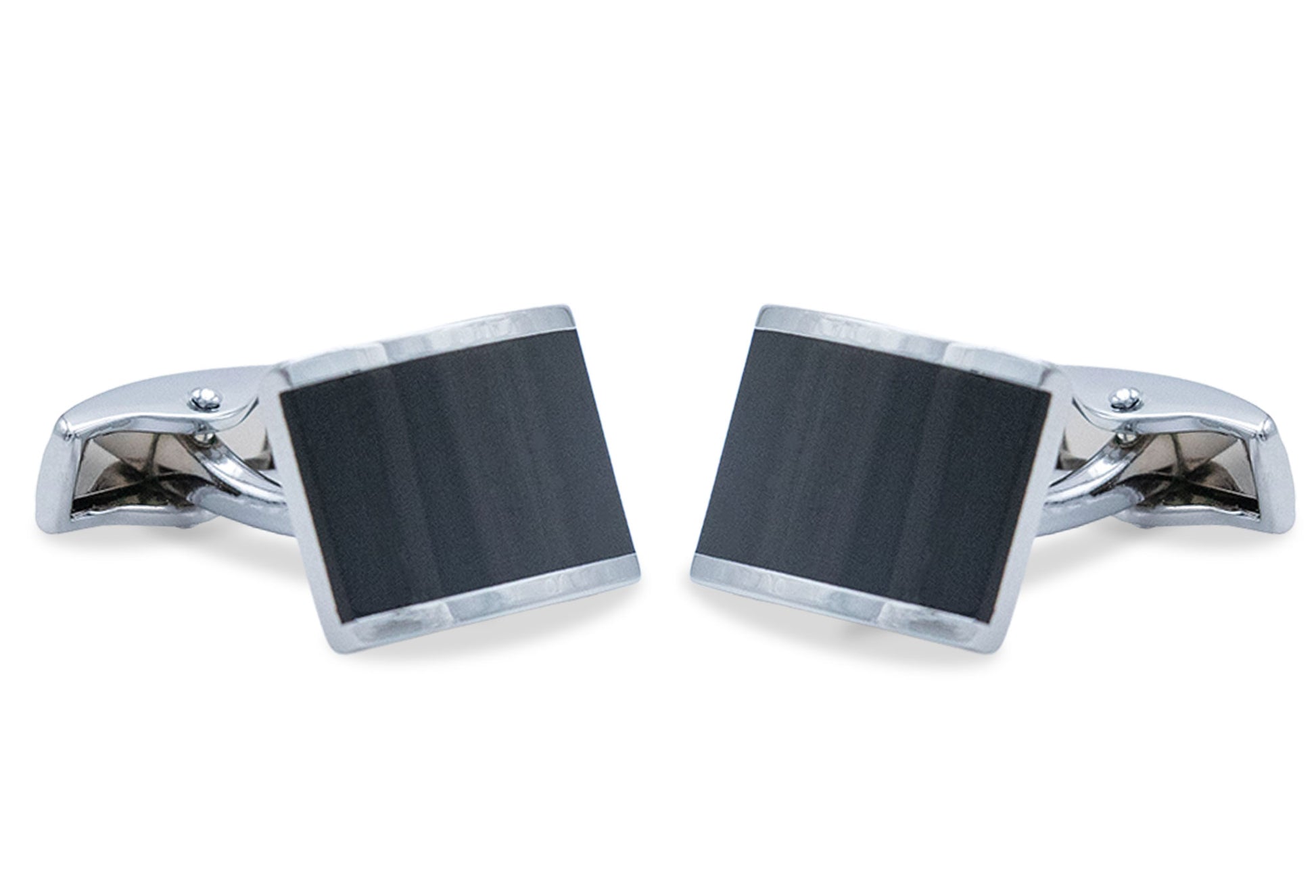 Valencia Black-Chrome Cufflink