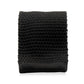 The Silk Knitted Tie - Black