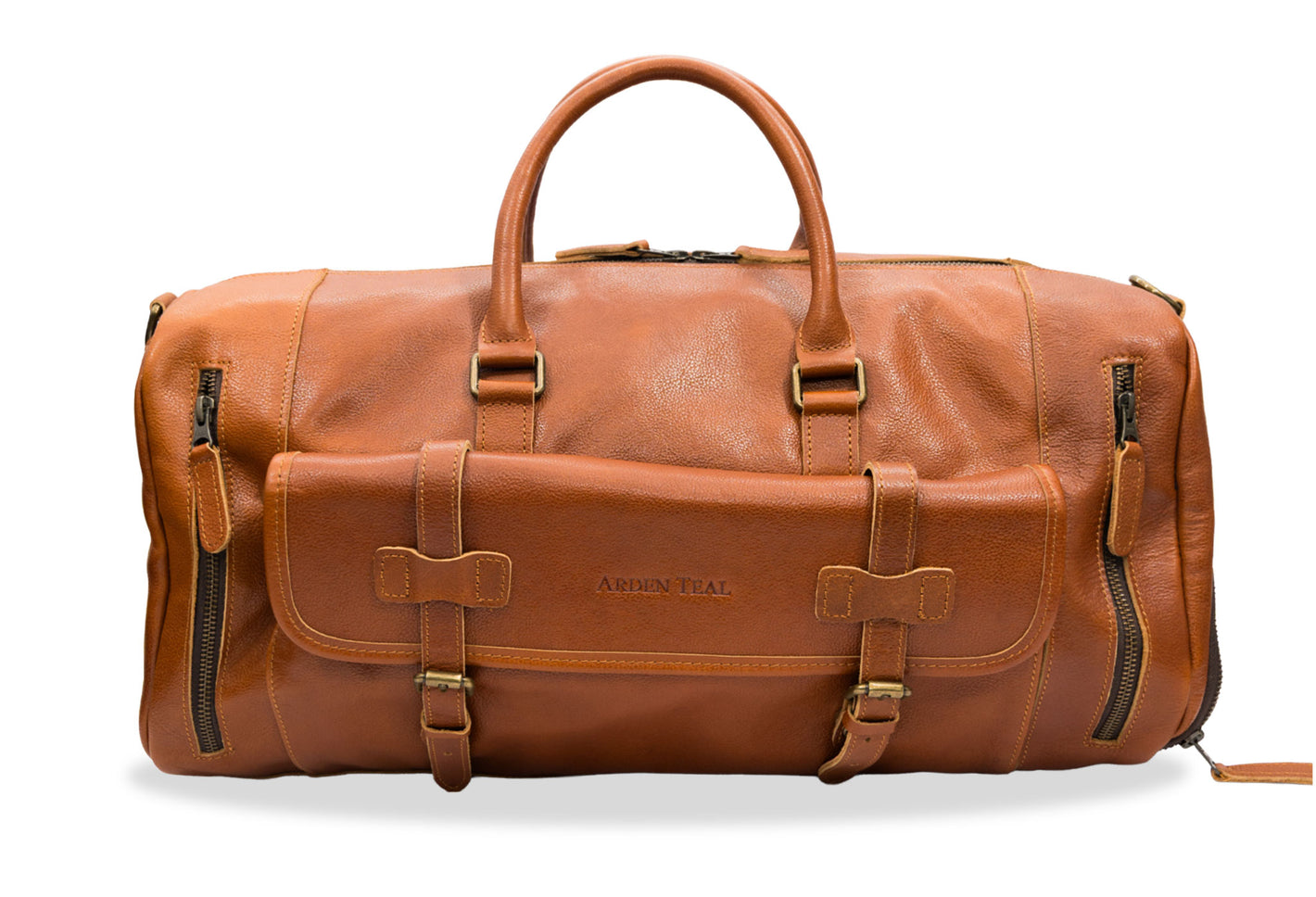 Barichara Chestnut Leather Duffle