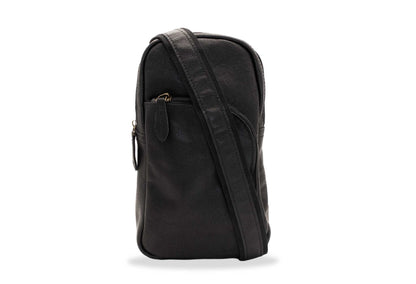 Cartago Black Crossbody Leather Bag