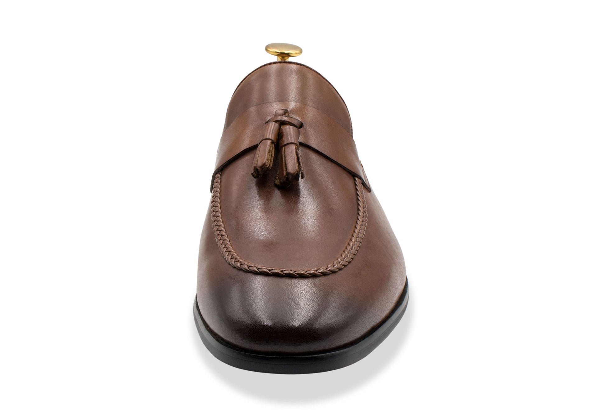 Aguilares Blake Stitch Chestnut Loafer