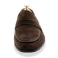 Olavarria Blake Stitch Brown Suede Penny Loafer