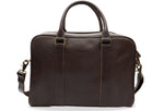 Medellin Walnut Leather Messenger Bag