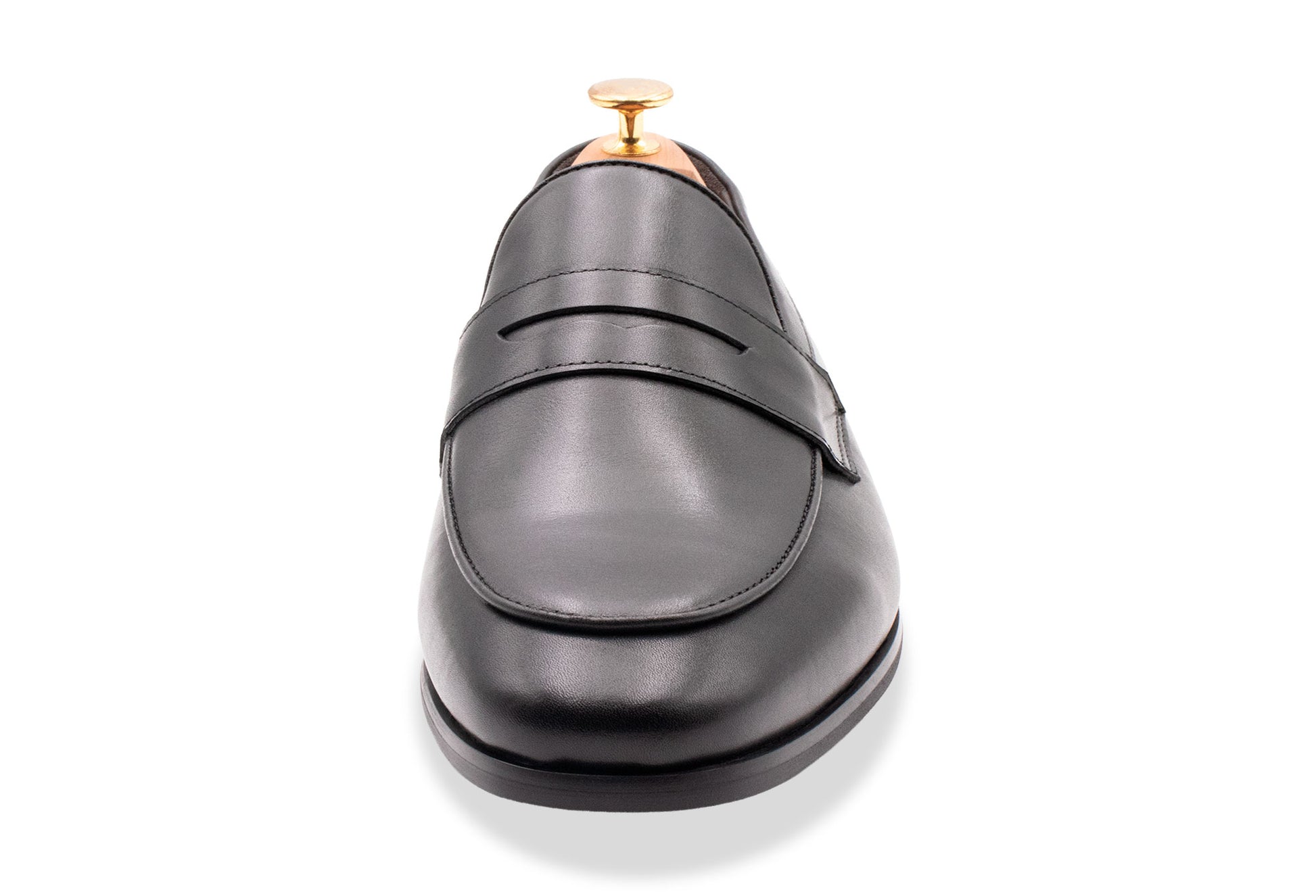 Olavarria Black Penny Loafer