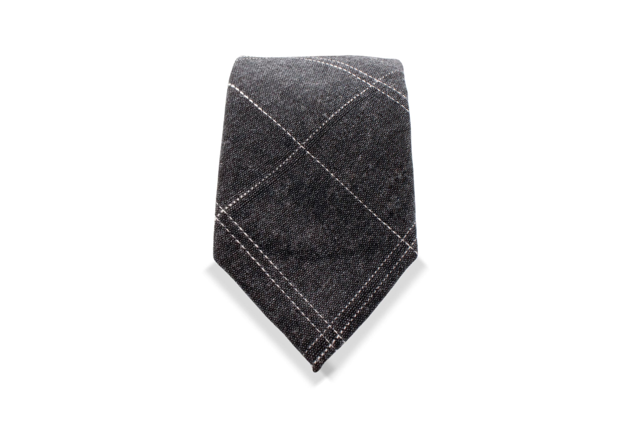 Amapa Grey Linen Tie