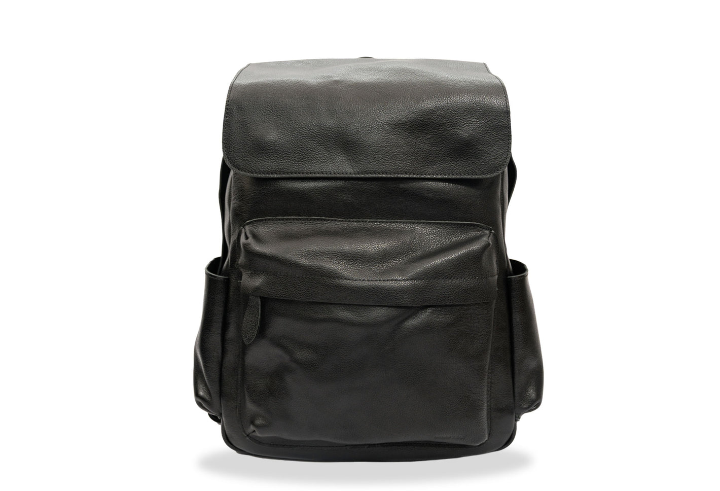 Neiva Black Leather Backpack