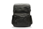 Neiva Black Leather Backpack