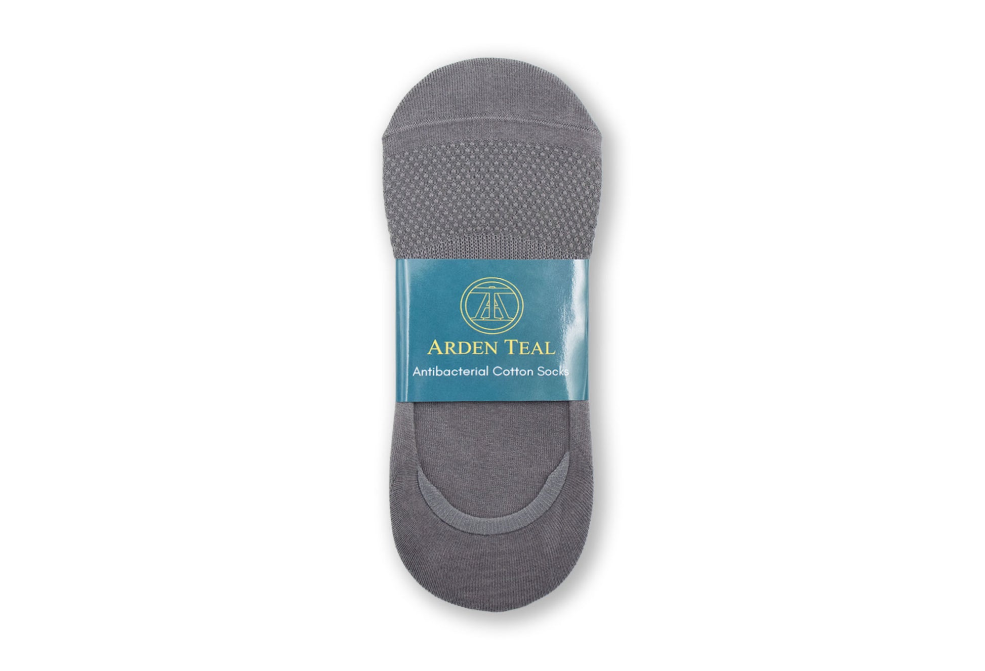 Aires Premium Cotton Anti-Bacterial Hidden Socks - Slate
