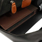 Viento Black Leather Backpack