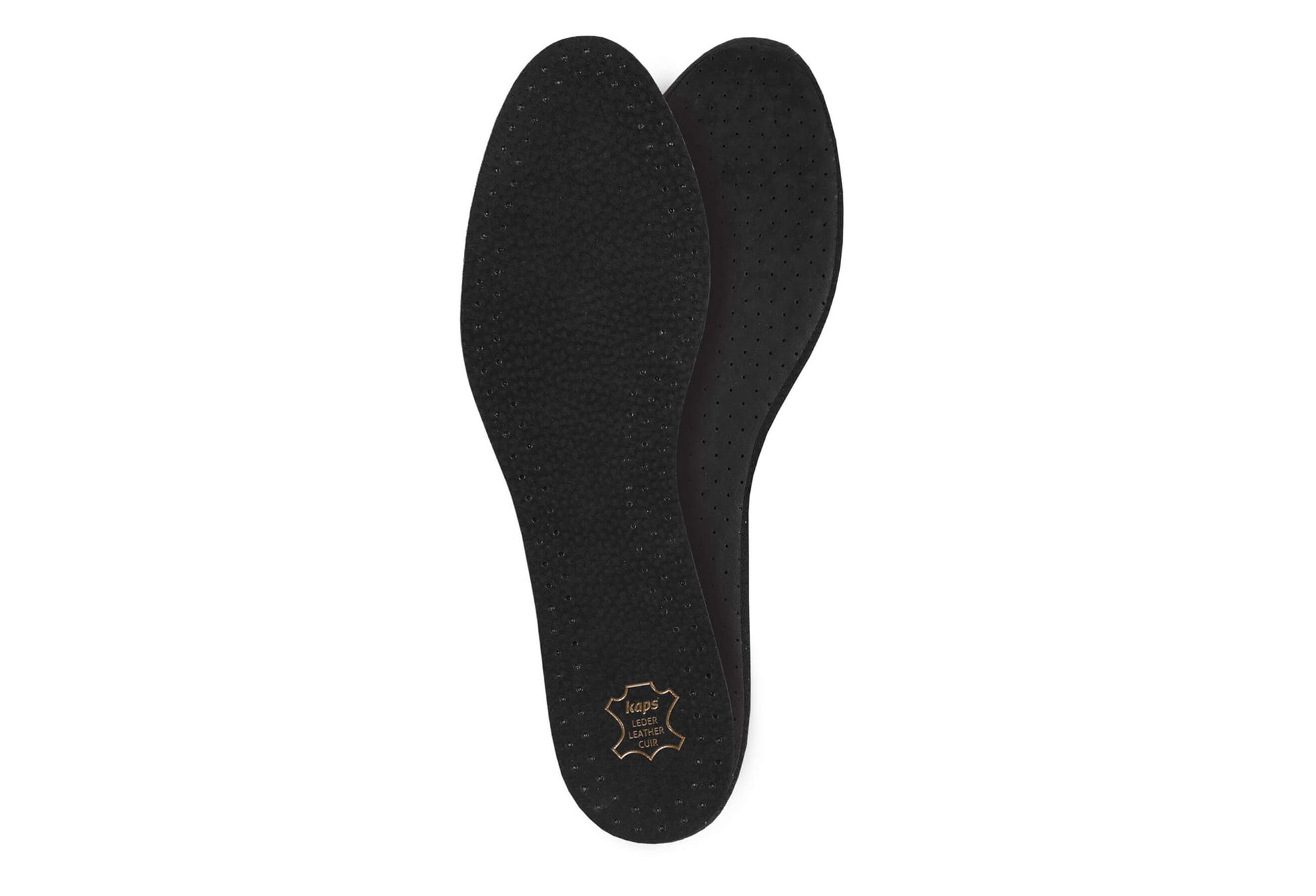 KAPS Leather Carbon Black Premium Shoe Insoles