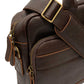 Avenida Walnut Leather Messenger Bag