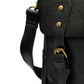 Covenas Black Leather Satchel Bag