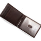 Dinero Walnut Money Clip Leather Wallet