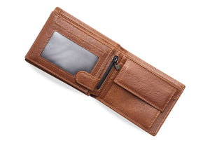 Antonio Chestnut Leather Wallet