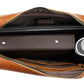 Medellin Chestnut Leather Messenger Bag