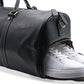 Bogota Black Vintage Leather Duffle