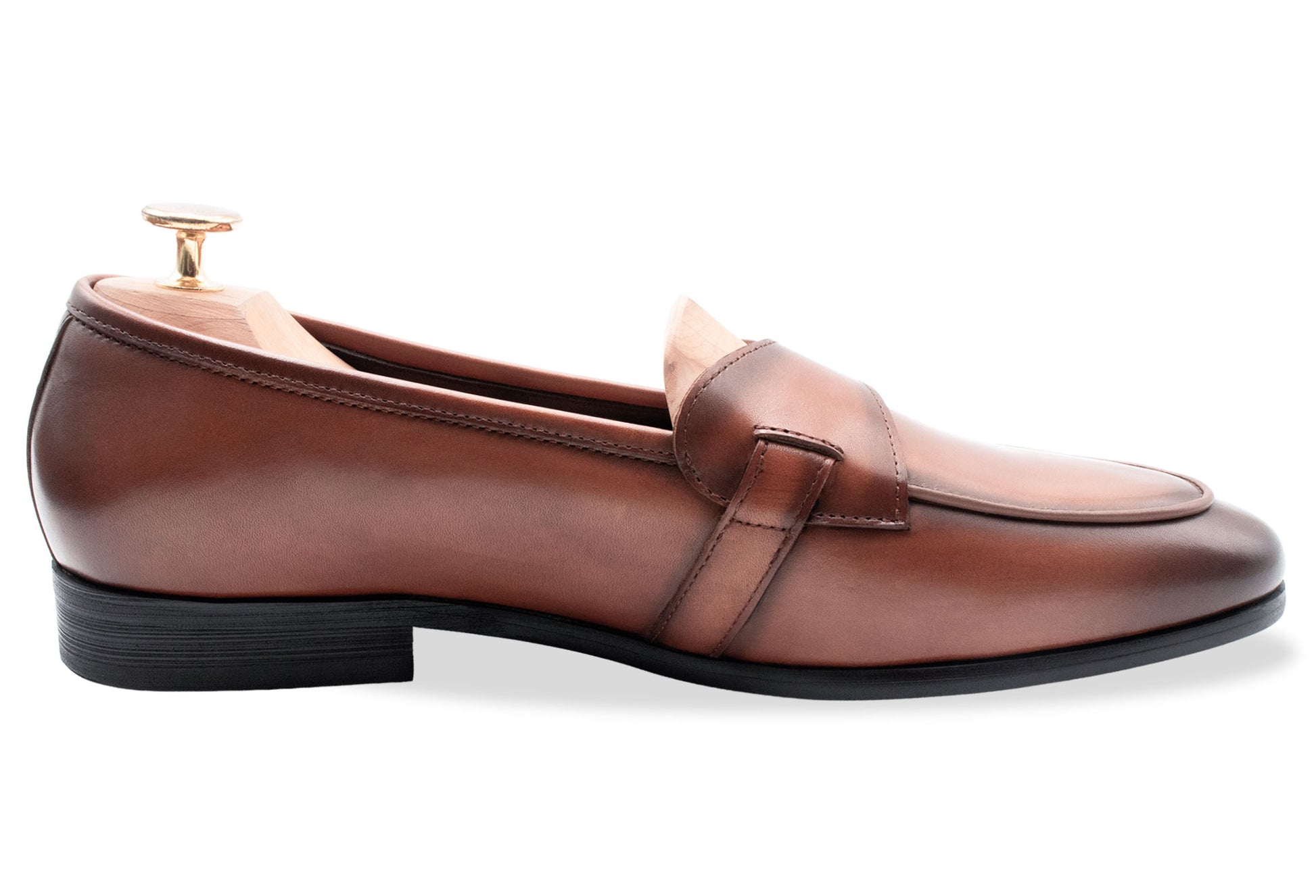 Coronda Chestnut Gurkha Loafer