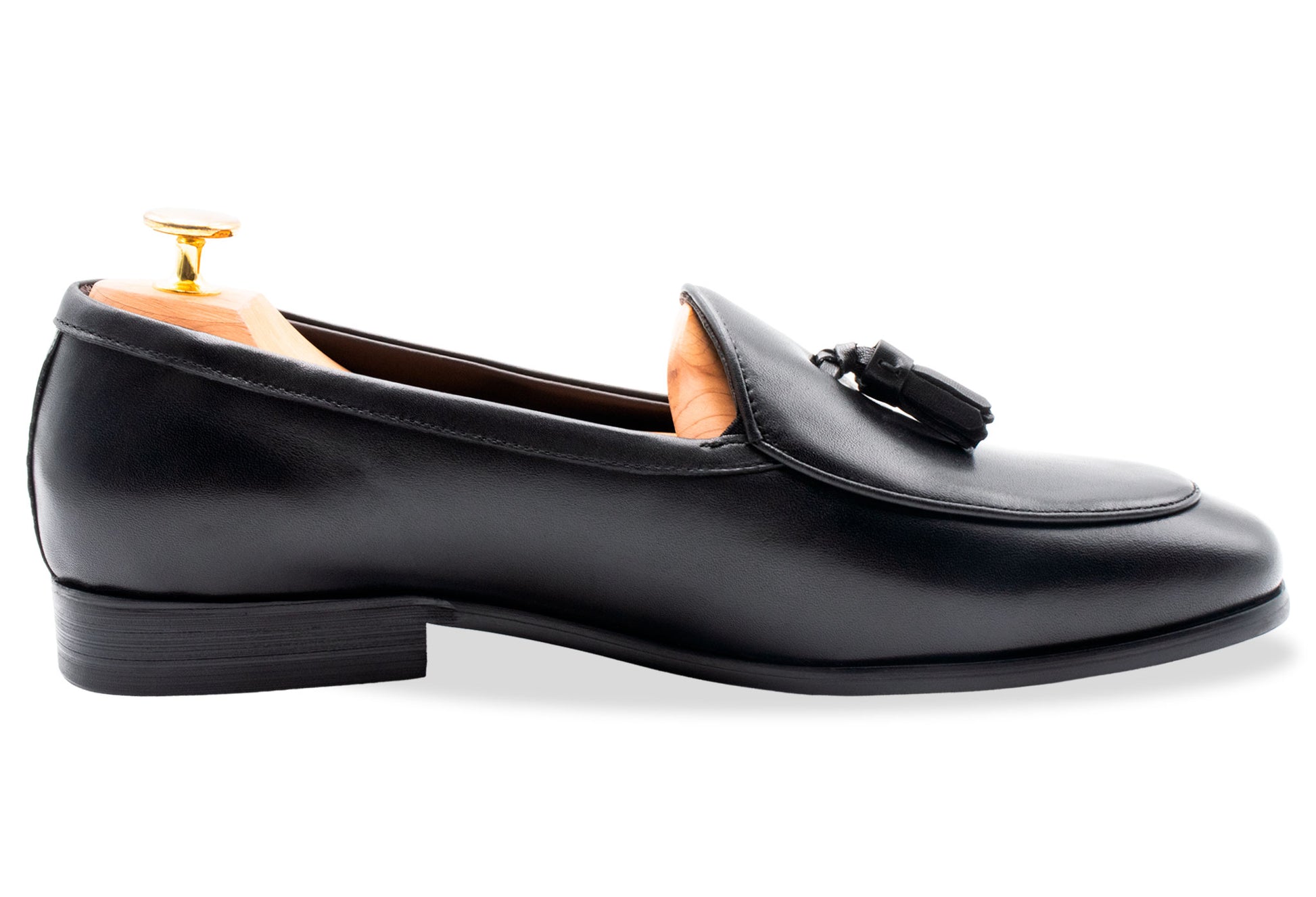 Esquel Black Blake Stitch Belgian Loafer