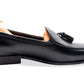 Esquel Black Belgian Tassel Loafer