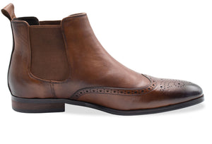 Bariloche Blake Stitch Chestnut Chelsea Boots